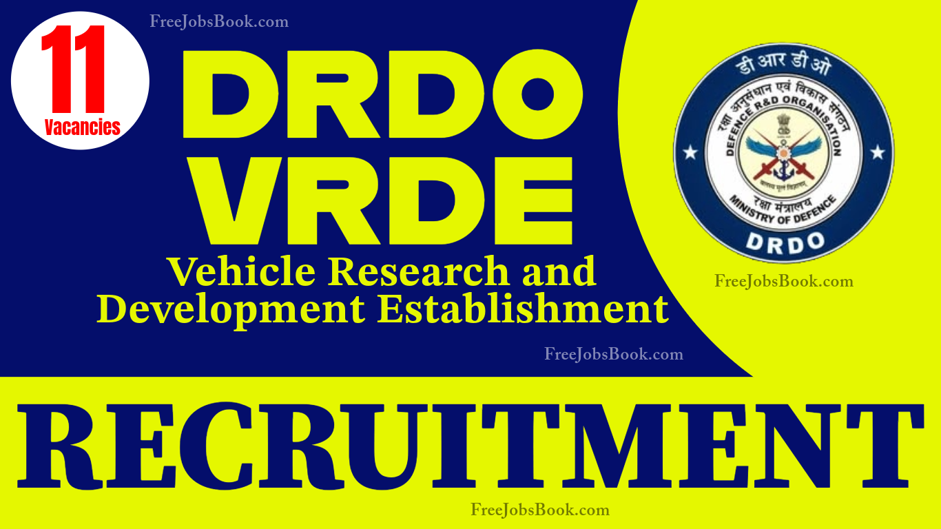 DRDO VRDE JRF Recruitment 2025