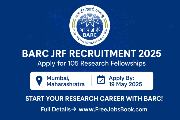 BARC JRF Recruitment 2025