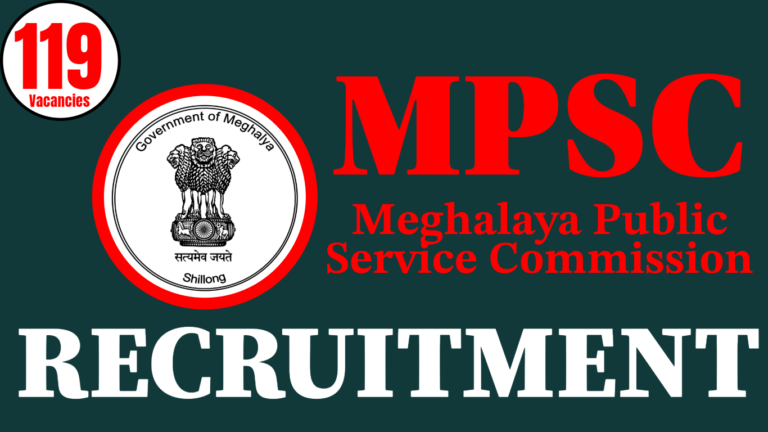 Meghalaya MPSC Recruitment 2025