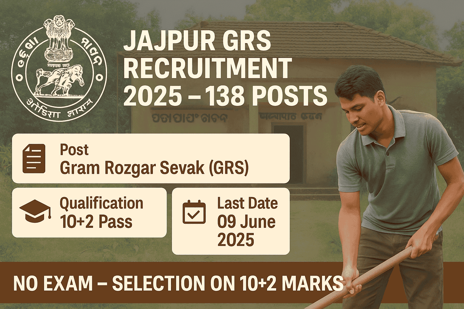Jajpur District MGNREGS Recruitment 2025