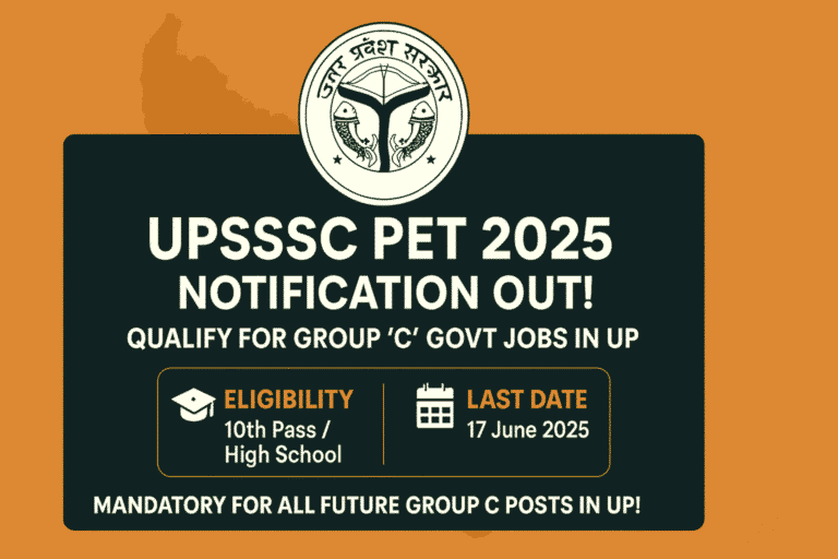 UPSSSC PET 2025